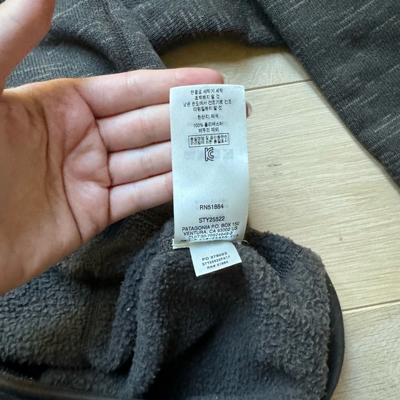 Patagonia Worn Wear M’s Better Sweater 1/4 Zip in Nickel (dark gray) size medium - Picture 5 of 5